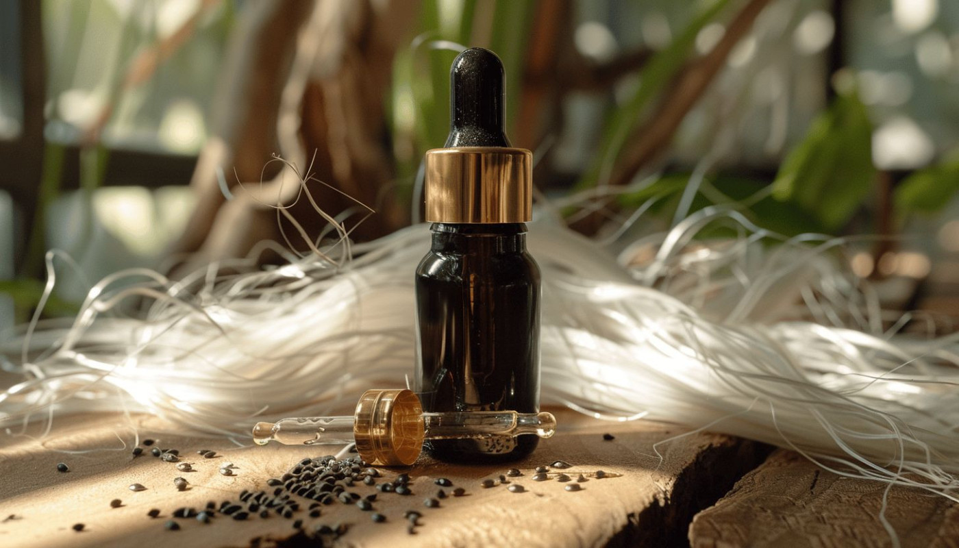 Exploration des bienfaits de l'huile de nigelle pour revitaliser les cheveux blancs